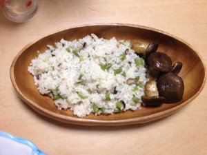 洋風まぜごはんと茸